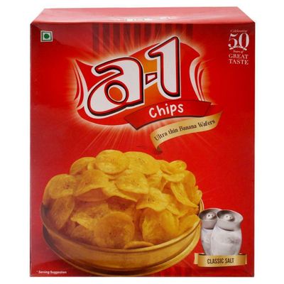 A1 Banana Chips Wafer Pouch - 200gm