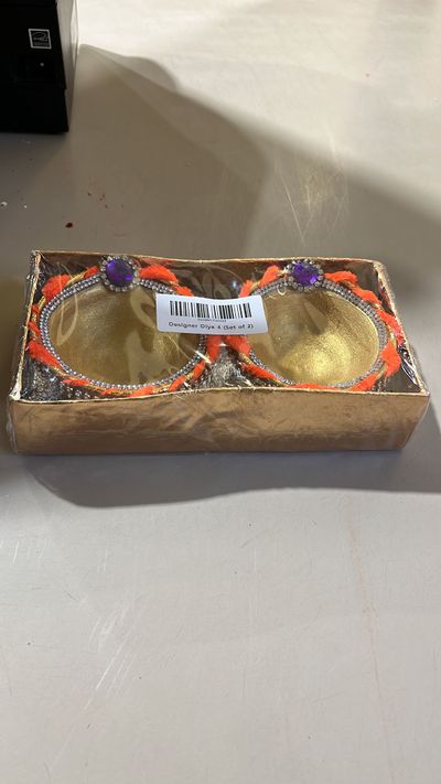 Designer Diya 4" (Set Of 2)