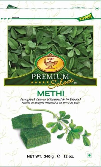 Deep IQF Methi Blocks - 12oz