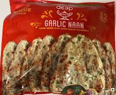 Deep Fro Garlic Naan - 12pcs ( Family Pack )
