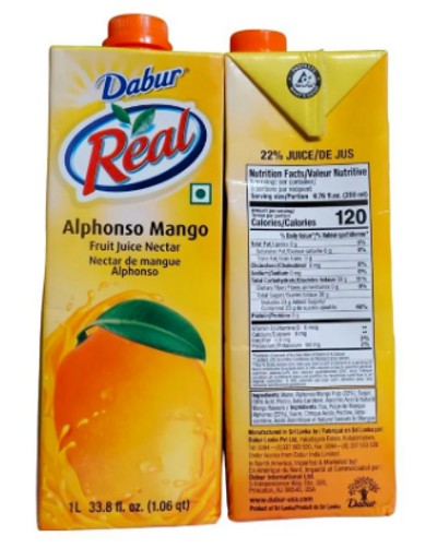 Dabur Alphanso Mango Drink - 1L