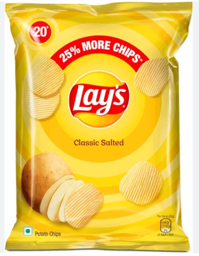 Lays Salted Chips - 52gm
