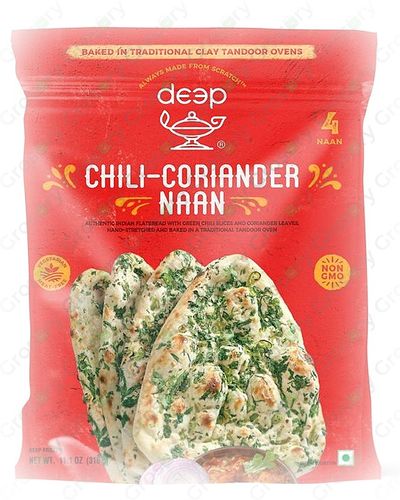 Deep Fro Chilli Coriander Naan-316gm