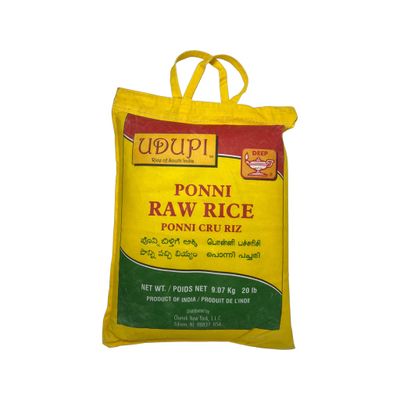 Udupi Ponni Raw Rice - 20LB