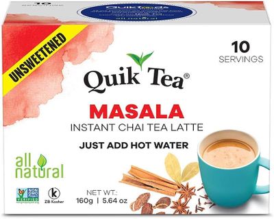 Quik Tea Unsweet Masala Chai 5.08oz