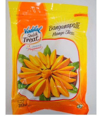 Vadilal Frozen Banganapalli Mango Slices 312gm