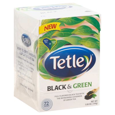 Tetley Green Tea bag - 5oz/72Count