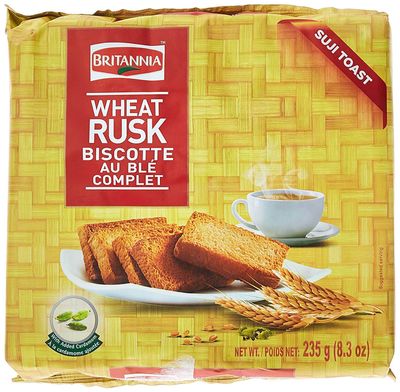 Britannia Wheat/Tea Rusks - 235gm