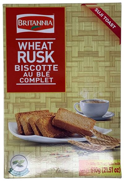 Britannia Wheat Rusk - 610gm