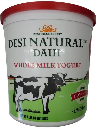 Desi Dahi Yogurt Whole Milk - 4lbs